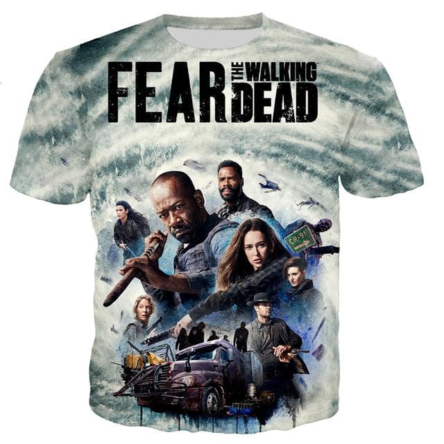 The Walking Dead 3D Printed T-shirt