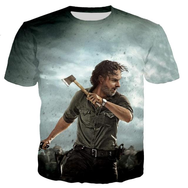 The Walking Dead 3D Printed T-shirt